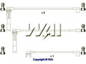 WAIglobal ISL091 uždegimo laido komplektas
