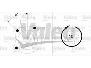 VALEO 433340 starteris 
 Elektros įranga -> Starterio sistema -> Starteris
1644028, 5016114, 5023431, 5023549