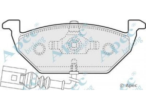 APEC braking PAD1109 stabdžių trinkelių rinkinys, diskinis stabdys 
 Techninės priežiūros dalys -> Papildomas remontas
1J0698151D, 1J0698151E, 1J0698151F