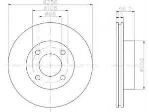 HELLA PAGID 8DD 355 102-431 stabdžių diskas 
 Stabdžių sistema -> Diskinis stabdys -> Stabdžių diskas
895615301A, 895615301A, 895615301A