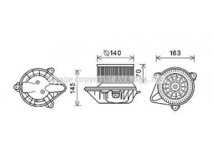AVA QUALITY COOLING PE8373 elektrovariklis, vidinis pūtiklis 
 Šildymas / vėdinimas -> Orpūtė/dalys
6441K9, E165143