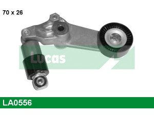LUCAS ENGINE DRIVE LA0556 diržo įtempiklis, V formos rumbuotas diržas 
 Diržinė pavara -> V formos rumbuotas diržas/komplektas -> Dirželio įtempiklis (įtempimo blokas)