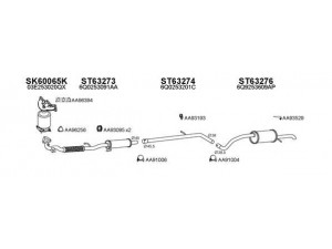 VENEPORTE 630166 išmetimo sistema 
 Išmetimo sistema -> Išmetimo sistema, visa