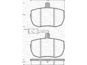 MAGNETI MARELLI 363702161152 stabdžių trinkelių rinkinys, diskinis stabdys
INNOPL001, 1902494, 1906207, 1902494