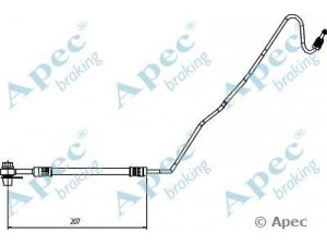 APEC braking HOS4137 stabdžių žarnelė 
 Stabdžių sistema -> Stabdžių žarnelės
6R0611764F