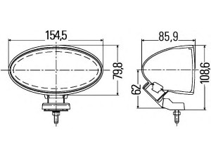 HELLA 1FA 007 891-851 prožektorių rinkinys
Z 052 544