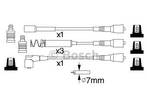 BOSCH 0 986 356 801 uždegimo laido komplektas 
 Kibirkšties / kaitinamasis uždegimas -> Uždegimo laidai/jungtys
1612536, 1612551, 90442062, 90442063