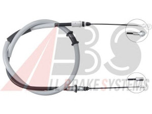 A.B.S. K17595 trosas, stovėjimo stabdys 
 Stabdžių sistema -> Valdymo svirtys/trosai
8200727571