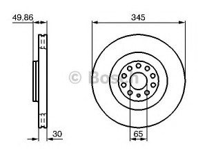BOSCH 0 986 479 204 stabdžių diskas 
 Stabdžių sistema -> Diskinis stabdys -> Stabdžių diskas
1K0 615 301 M, 1K0 615 301 M, 1K0 615 301 M