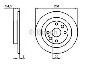 BOSCH 0 986 478 701 stabdžių diskas 
 Stabdžių sistema -> Diskinis stabdys -> Stabdžių diskas
BB4C-26-251, BB4C-26-251C, BR74-26-251A