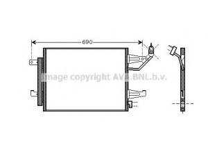 AVA QUALITY COOLING MTA5177 kondensatorius, oro kondicionierius