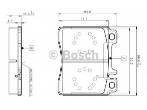 BOSCH 0 986 TB2 023 stabdžių trinkelių rinkinys, diskinis stabdys 
 Techninės priežiūros dalys -> Papildomas remontas
002 420 04 20, 002 420 12 20, 002 420 26 20