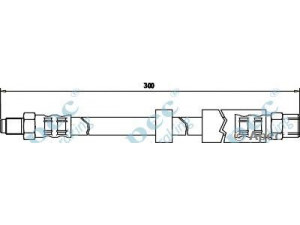 APEC braking HOS3482 stabdžių žarnelė 
 Stabdžių sistema -> Stabdžių žarnelės
34301165075, 34301166248