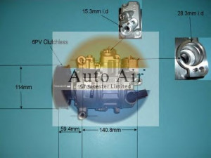 AUTO AIR GLOUCESTER 14-1253 kompresorius, oro kondicionierius 
 Oro kondicionavimas -> Kompresorius/dalys
8J0260805