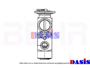 AKS DASIS 840105N išsiplėtimo vožtuvas, oro kondicionavimas 
 Oro kondicionavimas -> Vožtuvai
81619670008, 81619670010, 0018300584