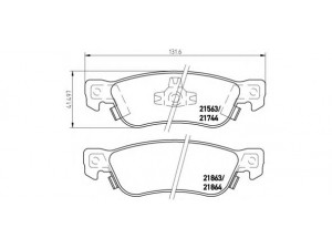 BREMBO P 34 003 stabdžių trinkelių rinkinys, diskinis stabdys 
 Techninės priežiūros dalys -> Papildomas remontas
4317859, 8943621540, 8944832220