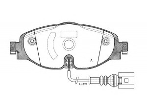 OPEN PARTS BPA1515.01 stabdžių trinkelių rinkinys, diskinis stabdys 
 Techninės priežiūros dalys -> Papildomas remontas
8V0698151, 8V0698151A, 8V0698151B