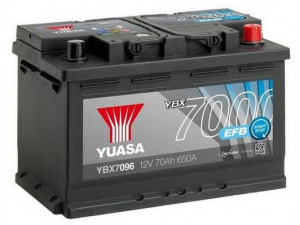 YUASA YBX7096 starterio akumuliatorius 
 Elektros įranga -> Akumuliatorius