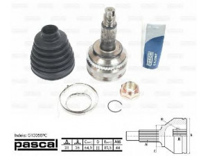 PASCAL G13058PC jungčių komplektas, kardaninis velenas 
 Ratų pavara -> Sujungimai/komplektas
GD552550X