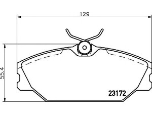 HELLA PAGID 8DB 355 019-391 stabdžių trinkelių rinkinys, diskinis stabdys 
 Techninės priežiūros dalys -> Papildomas remontas
410604441R, 410607125R, 7701206379