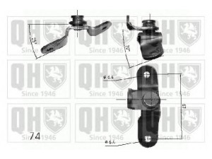 QUINTON HAZELL QTS840204 dujinė spyruoklė, bagažinė 
 Priedai -> Bagažinė/pakrovimo skyrius
68950-97202-000