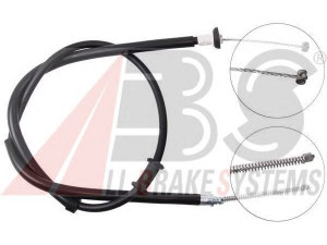A.B.S. K16638 trosas, stovėjimo stabdys 
 Stabdžių sistema -> Valdymo svirtys/trosai
51786839
