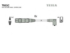 TESLA T803C uždegimo laido komplektas 
 Kibirkšties / kaitinamasis uždegimas -> Uždegimo laidai/jungtys
021905409AA, 021905409K
