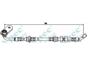 APEC braking HOS3662 stabdžių žarnelė 
 Stabdžių sistema -> Stabdžių žarnelės
5155065D00