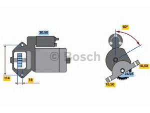 BOSCH 0 986 012 921 starteris 
 Elektros įranga -> Starterio sistema -> Starteris
M 002 T 23685, 23300 01B00, 23300 15A00