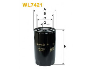 WIX FILTERS WL7421 alyvos filtras 
 Filtrai -> Alyvos filtras
2995561