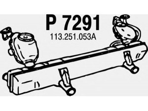 FENNO P7291 galinis duslintuvas 
 Išmetimo sistema -> Duslintuvas
113251053A