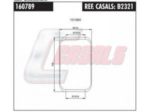 CASALS B2321 dėklas, pneumatinė pakaba
20540789
