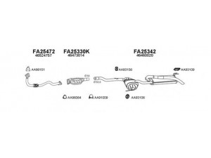 VENEPORTE 250442 išmetimo sistema 
 Išmetimo sistema -> Išmetimo sistema, visa