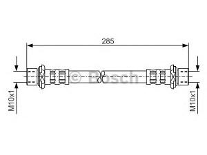 BOSCH 1 987 476 725 stabdžių žarnelė 
 Stabdžių sistema -> Stabdžių žarnelės
90947 02603, 90947 02637, 90947 02E09