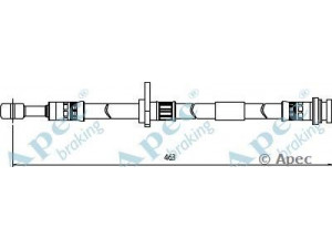 APEC braking HOS4068 stabdžių žarnelė 
 Stabdžių sistema -> Stabdžių žarnelės
51540M68K00