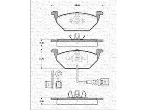 MAGNETI MARELLI 363702161202 stabdžių trinkelių rinkinys, diskinis stabdys 
 Techninės priežiūros dalys -> Papildomas remontas
1J0698151D, 1J0698151E, 1J0698151F