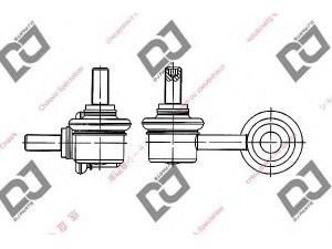 DJ PARTS DL1091 šarnyro stabilizatorius 
 Ašies montavimas/vairavimo mechanizmas/ratai -> Stabilizatorius/fiksatoriai -> Savaime išsilyginanti atrama
54830-25020, 5483025020