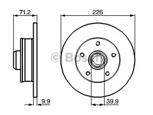 BOSCH 0 986 478 332 stabdžių diskas 
 Dviratė transporto priemonės -> Stabdžių sistema -> Stabdžių diskai / priedai
357 615 601 A, 357 615 601 B, 357 615 601 A