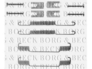 BORG & BECK BBK6001 priedų komplektas, diskinių stabdžių trinkelės