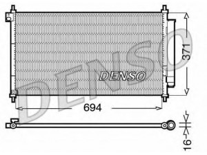 DENSO DCN40012 kondensatorius, oro kondicionierius
80110TR0A01