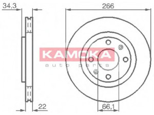 KAMOKA 1032280 stabdžių diskas 
 Stabdžių sistema -> Diskinis stabdys -> Stabdžių diskas
4246 W1, 4249 16, 4246 W7, 4249 15