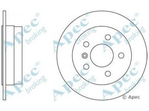 APEC braking DSK2300 stabdžių diskas 
 Dviratė transporto priemonės -> Stabdžių sistema -> Stabdžių diskai / priedai
1694230012, 1694230312