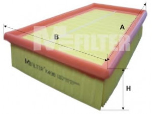 MFILTER K 498 oro filtras 
 Techninės priežiūros dalys -> Techninės priežiūros intervalai
8 200 166 615