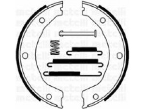 METELLI 53-0145K stabdžių trinkelių komplektas, stovėjimo stabdis 
 Stabdžių sistema -> Rankinis stabdys