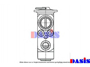 AKS DASIS 840136N išsiplėtimo vožtuvas, oro kondicionavimas
6906268