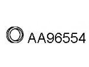 VENEPORTE AA96554 tarpiklis, išleidimo kolektorius 
 Dviratė transporto priemonės -> Išmetimo sistema -> Atskiros surinkimo dalys -> Sandariklis, alyvos pompa