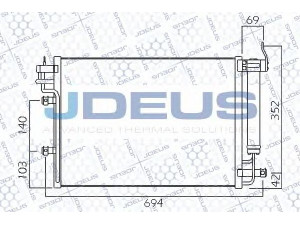JDEUS 765M23 kondensatorius, oro kondicionierius 
 Oro kondicionavimas -> Kondensatorius
976062F000, 976062F001