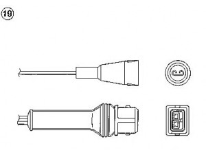 NGK 1898 lambda jutiklis 
 Variklis -> Variklio elektra
034 906 265 E, 048 906 265, 1628 83