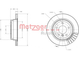 METZGER 25192 V stabdžių diskas 
 Dviratė transporto priemonės -> Stabdžių sistema -> Stabdžių diskai / priedai
34216764653, 34216855008, 34216864901