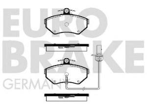 EUROBRAKE 5502224756 stabdžių trinkelių rinkinys, diskinis stabdys 
 Techninės priežiūros dalys -> Papildomas remontas
8E0698151B